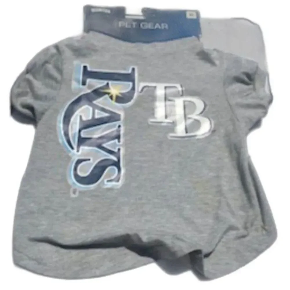 Size: Extra Large Dog Tee Shirt ......... Tampa Bay Rays . New w/ Tags